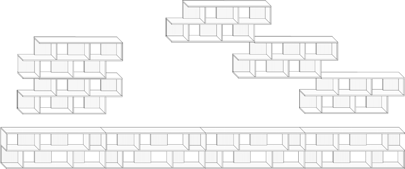 W_2620 and W_2630 shelving modules